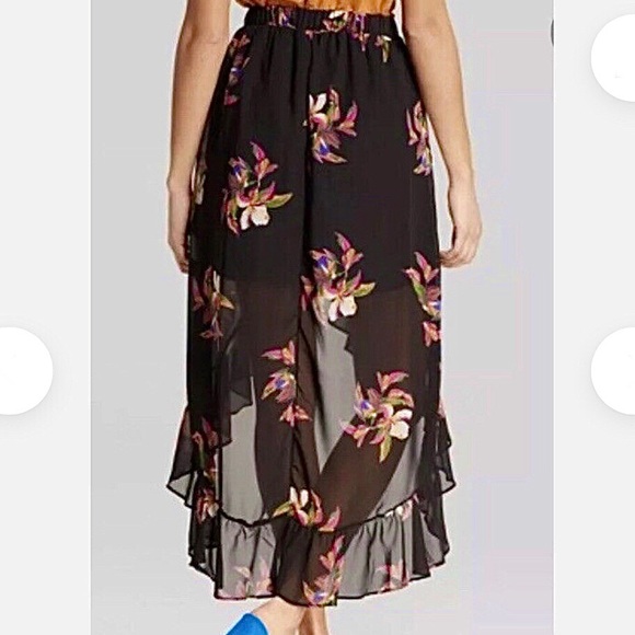 A New Day High-Low Chiffon Ruffled Skirt - Picture 5 of 11